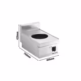 Wok a induzione - 3,5 kW