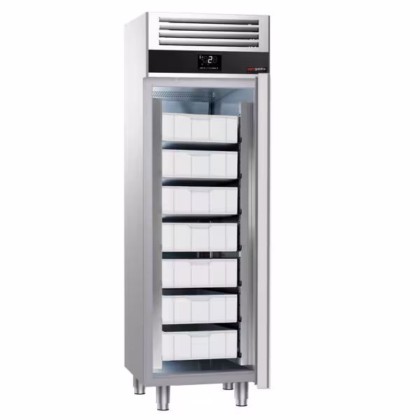 ثلاجة أسماك ستانلس ستيل PREMIUM - 600 mm - 162 L - -5…0 °C - مع باب واحد