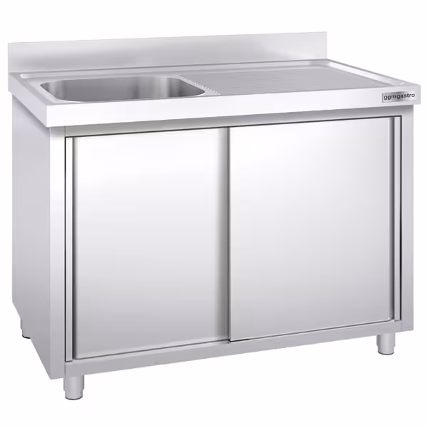 Spülschrank PREMIUM - 1600x700mm - mit 1 Becken links