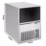 Fabbricatore di ghiaccio - cilindro cavo - 79 kg/24 h