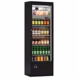 Drankenkoelkast - 600mm - 280L - 1 glasdeur - LED-interieurverlichting - zwart