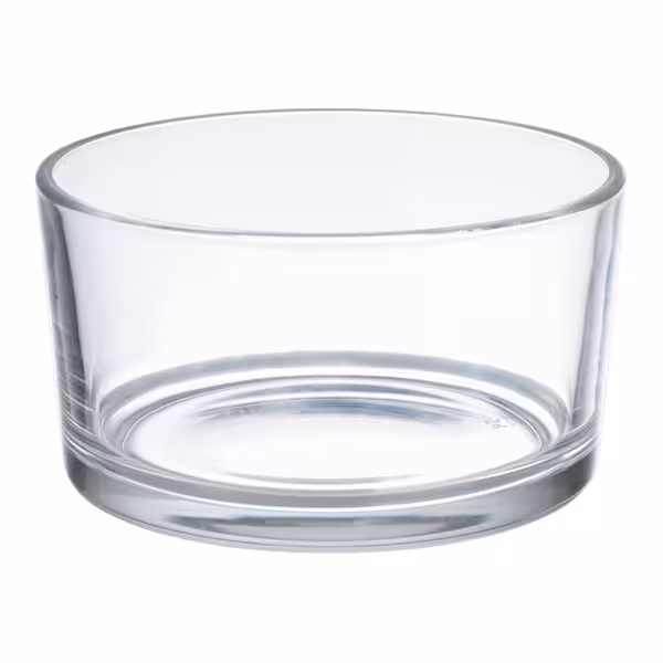 (6 kpl) Parmesanimenagen varaosalasi - lasi - kirkas - 90x90x50 mm - yhteensopiva: 40330 & 40333 - 0,18 l