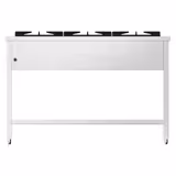 Cocina a gas - 25,5kW - 3 fuegos - abierto con base y cajón recogegrasas