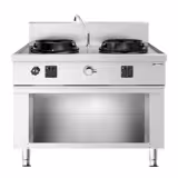 Cuisinière wok à gaz - 30 kW - 2 brûleurs - incl. 1 robinet