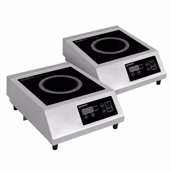 (2 pz) Piastra a induzione - 335x435x119mm - 3,5 kW - 1 zone a induzione - da banco