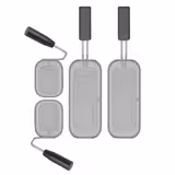 Set di cestelli cuocipasta - 2x 1/3 & 2x 1/6 - 200mm - acciaio inox | manico in plastica ergonomico - compatibile con ENB663P & ENB669P