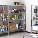 Stainless Steel Shelving Unit PREMIUM - 1600x500mm - with 4 shelves (ADJUSTABLE)