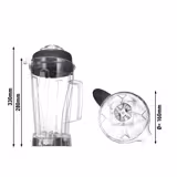 Pojemnik - model FMK1500 & FMK1500N - 160x160x330mm - 2L - BPA free - kompatybilny z Mikser do żywności FMK1500 i FMK1500N