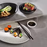 (6 pièces) Coupelles à sauce - AIKO - Melamine - 70 ml - Ø 80 mm - Noir