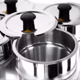 Bain-marie à sauce Inox PROFESSIONNEL - 4x3,5L (14,0L) - 600W