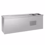 Comptoir de bar réfrigéré Premium PLUS - 2500x700mm - 3 portes vitrées	
