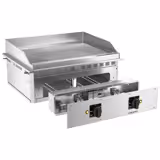 Commercial Electric Drop-in Griddle – 9 kW – Ribbed