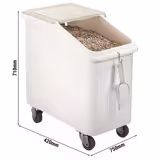 CAMBRO | Carro de harina / Carro de ingredientes - 102 litros - Polietileno