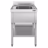 Spültisch ECO - 600x700mm - mit Grundboden & 1 Becken