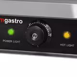 Presse à Panini / Gril de contact - 4,4kW -  Plaques rainurées - Surface de cuisson : 475x230mm