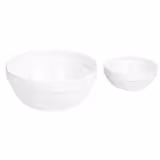 (6 Stück) Schale - CASUAL MAXI - Melamin - 0,5 Liter - Ø 140mm - Weiß