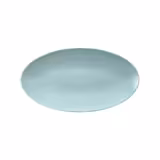 (2 pieces) SELTMANN WEIDEN | Rectangular Coupe Serving Platter – 330x180 mm - Turquoise - Porcelain