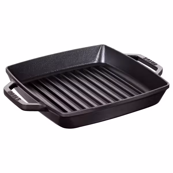 STAUB | GRILL PANS - Grillpan - 230x230mm - Gietijzer - Zwart