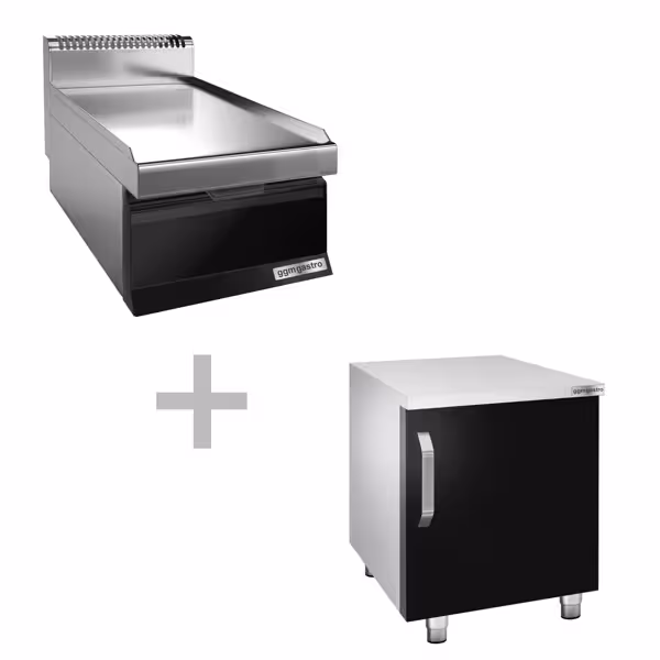 Élément neutre – 400 mm – avec tiroir – incl. soubassement avec 1 porte
