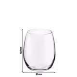 (12 pcs) Tumbler - ESPRIT - 390 ml - Clear