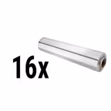 (16 pcs) Aluminium foil on roll - Cutter Box - 12 micron - 300mm