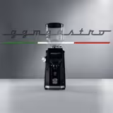 Kaffeemühle - 1,2kg - Ø 75mm Flachmahlscheibe - automatische Erkennung des Siebträgers - Schwarz