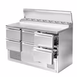 Zubereitungstisch Mini ECO - 1368mm - 6 Schubladen - für 8x GN 1/6