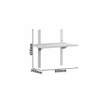Wandborde ECO - 800x300mm - mit 1 Etage