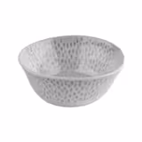 (6 kpl) Tarjoilukulho - FOOTMARK - melamiini - 250 ml - kulmikas - 130x130 mm - konepesunkestävä, pinoutuva - valkoinen/harmaa