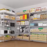 Draadstelling chroom - 900x450mm - met 4 draadschappen (in hoogte verstelbaar)