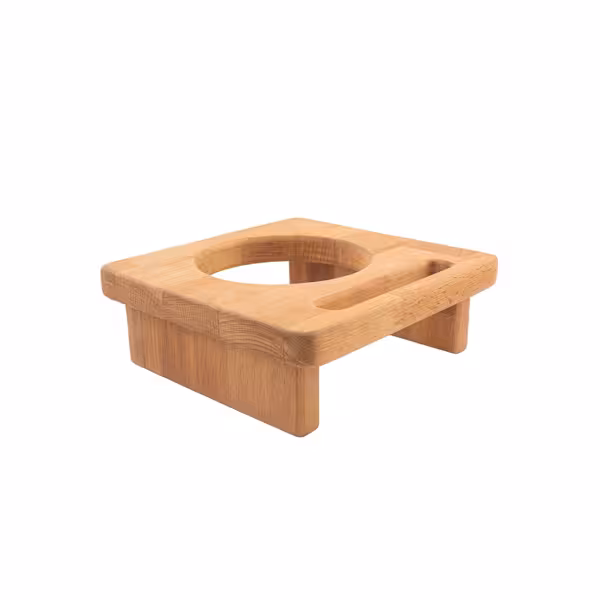 Kookpanhouder - hout - Ø 100mm - 180x180x61mm - voor 1 pan - passend voor SMTK100O
