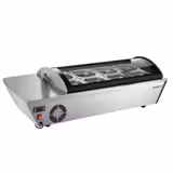 Vetrina refrigerata da banco - per 8x GN 1/6 o 4x GN 1/3 - 67l - 1035mm - vetro curvo