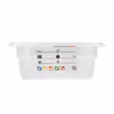 (6 pièces) CAMBRO | SafeTrak - Récipients en polypropylène GN 1/6 - laiteux - Hauteur : 65mm