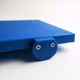 Antislip snijplank - 600x400mm - Dikte: 20mm - HACCP-conform - Polyethyleen - Blauw - Antislipvoetjes - Vaatwasmachinebestendig