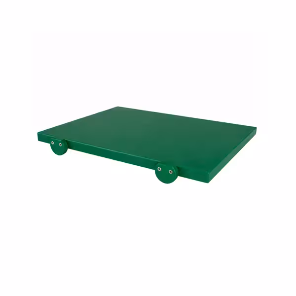 Snijplank - 250x400mm - Dikte: 20mm - HACCP-conform - Polyethyleen - Groen