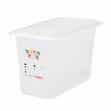 (6 pièces) CAMBRO | SafeTrak - Récipients en polypropylène GN 1/3 - laiteux - Hauteur : 200mm