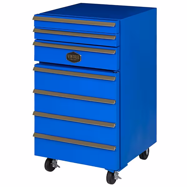 GASTRO-COOL | Koelkast RVS - 435mm - 50liter - tot +10°C - met 1 deur - automatische ontdooiing - Blauw