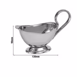 (6 pz) Salsiera | PROFI - Acciaio inox 18/8 - 0,07L - 130x60x90mm