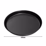 Pizzaplaat - blauw plaatstaal - Ø330mm