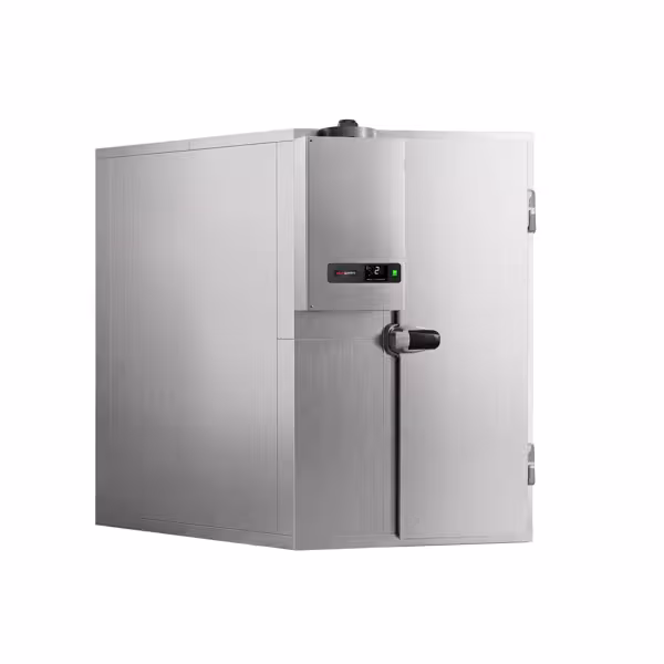 RVS koelcel - 1200x2100mm - 3,70m³ - incl. koelmotor