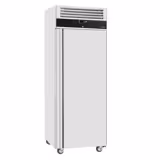 Kylskåp Rostfritt stål ECO - GN 2/1 - 740 mm - 440 liter - ned till -2 °C till +8 °C - med 1 dörr - Integrerat lås, Digitalt termostat, Automatisk avfrostning, R290