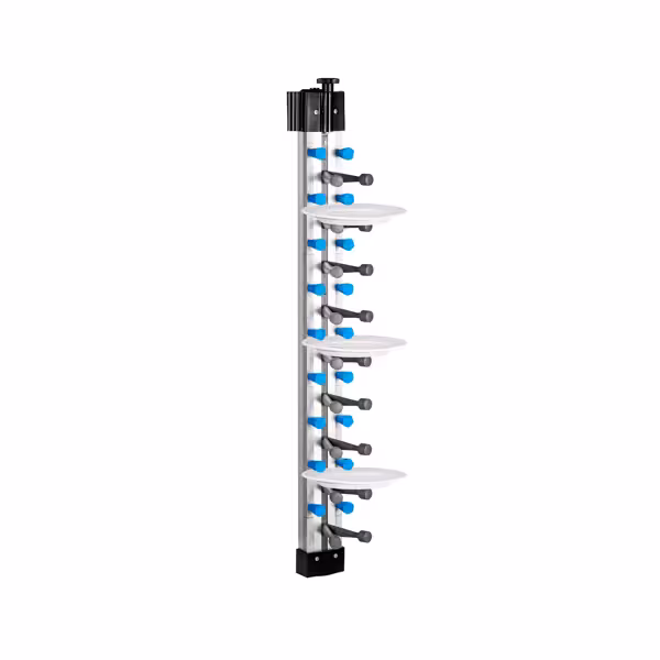 Colonna portapiatti da parete - fino a 9 piatti - Ø 16-32cm - Altezza: 810mm