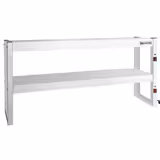 Ripiano d'appoggio per tavolo - con lampada riscaldante a infrarossi - 1800x300mm - 1,80kW - 2 piani riscaldati