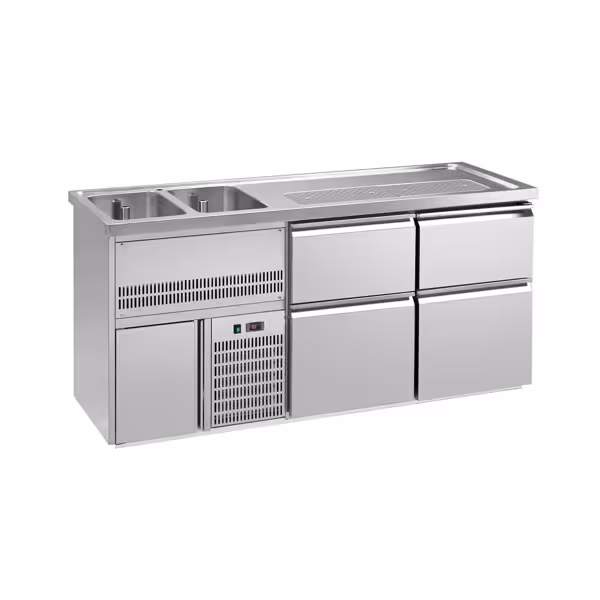 Back Bar Cooler PREMIUM PLUS - 1950x700mm - 4 Drawers