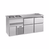 Biertheke Premium PLUS - 1950x700mm - 4 Schubladen