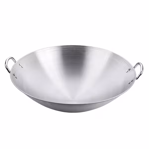 Wok Pan made of stainless steel - Ø 450mm