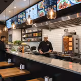 Gazlı Döner Ocağı - Üstten Motorlu - 3 Radyanlı - Kapasite: 40kg - Hareketli Gövde - dhl. 1 şiş, 2 koruma sacı, 2 menteşeli kapı, yağ tepsisi - 9.75kW