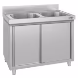 Mueble fregadero ECO - 1600x700mm - con 2 lavabos en el centro