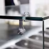 Pult za pripremu salate PREMIUM - 1400 mm - 2 vrata - s ravnom staklenom nadogradnjom za 6x GN 1/6