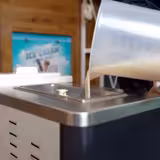 Profesionální Stroj na točenou zmrzlinu - 11,25 l/h - 1,50 kW - pro 1 příchuť - stolní